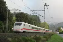 Als Ersatz f�r ICE 1503 durchf�hrt am 19. September 2012 ein 402er das Kronacher Stadtgebiet.