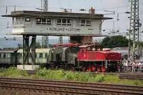 E60 10 mit E71 19 am 2.6.12 bei der Lokparade in Koblenz-L�tzel.