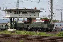 E93 07 und E94 279 am 2.6.12 bei der Lokparade in Koblenz-L�tzel.
