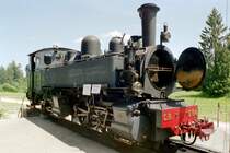 La Traction .. Dampflok G 2x 2/2 E 164 am 24.06.2006 Tag der offen T�r in Pr� Petitjean - Dampflok von Henschel Sohn - 1000 mm - Baujahr 1905 - Lokgewicht 42t - L�P 10,85m - H�chst Geschwindigkeit = max 40 km - Lebenslauf: ex CP E 164 - 1978a - 1998 ab 1999 - La Traction