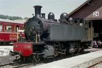 La Traction .. Dampflok G 2/3+3/3 E 206 am 24.06.2006 Tag der offen T�r in Pr� Petitjean - Dampflok von Henschel Sohn - 1000 mm - Baujahr 1913 - Lokgewicht 30t - L�P 12.11m - H�chst Geschwindigkeit = max 40 km - Lebenslauf: ex CP E 206 - 1985  ab 1993 - La Traction