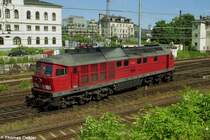 Ludmilla auf Abwegen! - Die entgleiste 241 353 in Chemnitz Hbf aus der anderen Perspektive. Zu diesem Zeitpunkt war noch kein Hilfszug vor Ort.