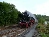 41 1144-9 Mit dem Elstertal Express 2012. Hier am 29.09.12 bei der Einfahrt in Greiz-D�lau.