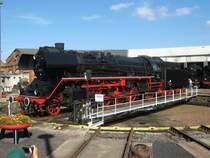 Die  Heizerseite  der BR 41 1135 der DR am 16.09.2012 auf der Scheibe des Bw Arnstadt historisch in Th�ringen.

Besuch des Museums absolut empfehlenswert:
www.ebm-arnstadt.de