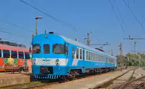 S� 711-020 wartet in Bahnhof Pragersko f�r Weiterfahrt Richtung Maribor. /18.9.2012