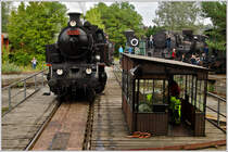 CSD 433.001 auf der Drehscheibe im Heizhaus Strasshof, 22.9.2012