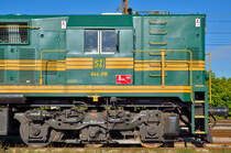 Kabinenansicht der in Pragersko stehende Lok der Serie 644. /28.9.2012