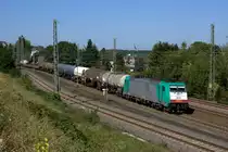 Die 186 223 (2831) am 08.09.2012 in Eschweiler Hbf.