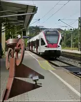 - Schr�ger Vogel - In Engen wird der Seehas von einem ziemlich schr�gen Vogel beobachtet. 15.09.2012 (Jeanny)