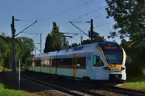 Am Sonntag den 30.9.2012 f�hrt der ET 7.01 gerade von Venlo aus in Richtung Kaldenkirchen, hinter der Kurve passiert er gleich den alten Grenz�bergang Schwanenhaus......und ist das wieder auf deutschem Terrain.