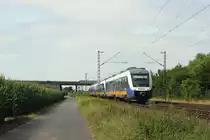 NWB VT 648 437  Anpfiff  in Meerbusch-Osterath am 17.8.2012. Gru� an den Tf ! 