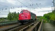  Nachschu�  der Nohab 1131 der Erfurter Bahnservice GmbH am 04.10.12 bei der Durchfahrt in Elsterwerda-Biehla Richtung Lauchhammer 