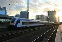 HKX mit der NOB Garnitur am 07.10.2012 in Essen Hbf.