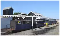 Fahrzeuge f�r den Personentransport auf der Fairbourne Steam Railway mit einer Spurweite von lediglich 311mm. (04.09.2012)