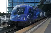 Hier 5 370 010 mit EC45 von Berlin Hbf. nach Warszawa Wschodnia, bei der Ausfahrt am 3.10.2012 aus Berlin Hbf.