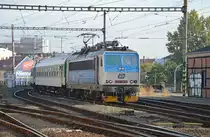 362 159-6 ČD mit Fernzug R 865 „Petrov“ Prag - Brno hl. n./Br�nn Hbf. f�hrt in den Zielbahnhof ein; 04.10.2012 