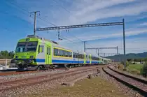 RBDe 565 als S3 nach Biel/Bienne bei der Einfahrt in M�nchenbuchsee, Aufgenommen am 28.09.2012