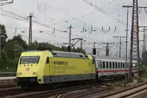 101 013  dOCUMENTA 13  am 15.6.12 mit einem IC in Essen Hbf.