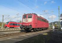 442 106 und 151 134 am 13. Oktober 2012 in Pressig-Rothenkirchen.