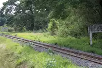 Die schon seit einigen Jahren aufgelassene Hst. Thap Kwang, Blickrichtung Nakhon Ratchasima am 17.Mai 2012.