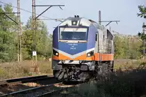 311D-10 bei der Einfahrt in Katowice-Ligota aus  Kopalnia Węgla Kamiennego Wujek  kommend (09.10.12)