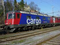 SBB Cargo Re 620 060-4 (Tavannes) abgestellt am 01.02.2003 in Schaffhausen