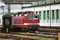 DB BR 143 640-1 abgestellt am 02.01.2003 in Basel Bad Bf