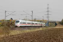 ICE 1224 von M�nchen nach D�sseldorf am Freitag Nachmittag den 19/10/12 durch Paderborn-Elsen.