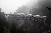 BR 411 (ICE-T) aus Schlo�bachbr�cke, Tirol, von Innsbruck nach Garmisch-Partenkirchen