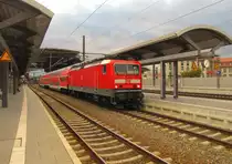DB 143 238-0 mit der RB 16506 nach S�mmerda, am 14.09.2012 in Erfurt Hbf.