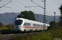 DB ICE-T BR 411 als ICE 28 Wien - Frankfurt, KBS 880 Passau - N�rnberg, fotografiert bei P�lling am 08.10.2010