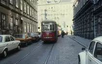 Wien WVB SL 5 (c3 1256) Millergasse im Oktober 1979.