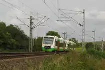 STB VT 130 (95 80 0650 530-8 D-STB) als STB 80571 von Erfurt Hbf nach Meiningen, am 31.08.2012 bei Ingersleben.