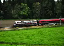 �sterreichische Werbelok - Polizei Taurus, bei �bersee am 24.09.2012