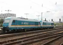 Bahnerlebnistag am 14.10.2012 auf dem Regensburger Hauptbahnhof.Alex 223 065 und 223 062 beim rangieren.