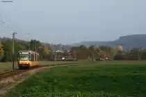 AVG TW 917 auf dem Weg von Odenheim nach Forbach (Schwarzwald) bei Zeutern. Aufgenommen am 24.10.2012.