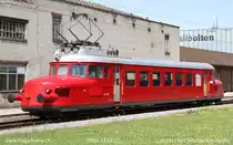 Der Rote Pfeil RAe 2/4 1001 der SBB Historic auf nicht so schneller Fahrt am 14. Juli 2012 in Olten! www.flugschiene.ch