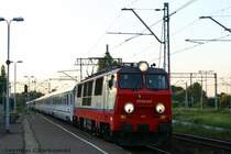 EP09-024 der PKP Cargo mit IC  Ondraszek  in Bielsko-Biala am 19.07.2006