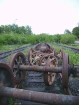 Fast unendlich scheint die Reihe der Achsen,die in der n�he von Darmstadt im Wald liegen.