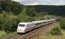 401 012-9  Memmingen  als ICE 515 (Hamburg Altona-M�nchen Hbf) bei Urspring 31.8.12