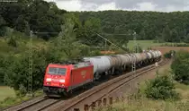 185 270-6 mit einem �ler bei Urspring 31.8.12