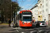 5159  wurde die Ganzgestaltung  30 Jahre BAP  entfernt. Hier zu sehen auf dem Lindenthalg�rtel am 02.11.2012 wieder in seiner Werkslackierung.
