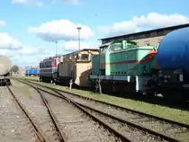 Am 28.10.2012 standen auch noch DP21(345 219)ein Schneepflug Bauart Meiningen und 109 028 in Wittenberge rum.Dies war eine �ffentliche Veranstaltung und damit zug�nglich (weil es die Wiederer�ffnungsfeier des Bw Wittenberge war).