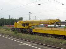 Dieser Schienenkran der DBG Steht abgestellt in Wanne-Eickel Hbf.
27.7.06