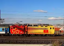 ČD 362 121 nahe dem Hauptbahnhof Prag am 31.10. 2012.