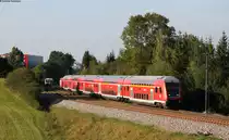 RE 19045 (Stuttgart Hbf-Singen(Htw) mit Schublok 146 223-3  Diesen Zug k�nnten sie fahren und VT 234 als HzL88122 (Rottweil-Br�unlingen Bf bei Rottweil 6.9.12
