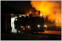 Ende der Nachtfotoaktion mit WTK 4 im �GEG Lokpark Ampflwang am 27.10.2012.