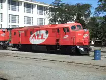 ALL 4098 (EMD) in der Zentralwerkstatt in Curitiba (Foto genehmigt w�hrend off. F�hrung) - 03/09/2006