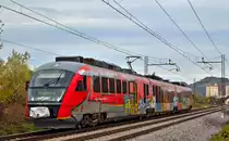 S� 312-131 f�hrt durch Maribor-Tabor Richtung Pragersko. /3.11.2012