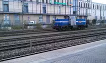 Eine Husa MaK steht am 02.11.2012 in Regensburg Hbf abgestellt. 